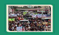 با حضور پرشور مردم شهر خورموج مراسم راهپیمایی ۲۲ بهمن برگزار شد