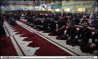 حضور فرماندار دشتی در مراسم ظهرعاشورا در مصلی امام خامنه ای شهرخورموج