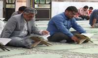 حضور فرماندار دشتی در مراسم ترتیل خوانی قرآن کریم در مسجد الغدیر خورموج