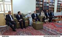 استاندار بوشهر با آیت‌الله امامی حجتی دیدار کرد