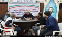 با حضور فرماندار دشتی میز خدمت در مصلی شهر خورموج برگزار شد 