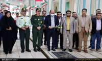 آغاز نخستین روز کاری فرماندار دشتی با ادای احترام به شهدا  