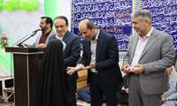 حضور فرماندار دشتی در جشن نیمه شعبان در مصلی امام خامنه‌ای و مسجد الحجه (عج) خورموج