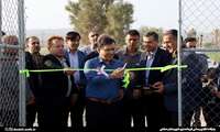 زمین چمن ورزشی روستای اسماعیل محمودی با اعتبار ۱۵ میلیارد ریال افتتاح شد