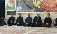 حضور فرماندار دشتی؛ امام جمعه شهرستان ؛ بخشدار کاکی و فرمانده سپاه امام رضا (ع) شهرستان دشتی در شب عاشورای حسینی در مساجد بخش کاکی.