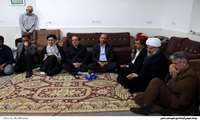 مسئولان شهرستان دشتی با خانواده شهید سید دانیال سجادی دیدار کردند