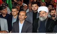 حضور فرماندار دشتی در بیست چهارمین شب تجمع مردمی بزرگداشت رهبر شهید در خیابان طالقانی
